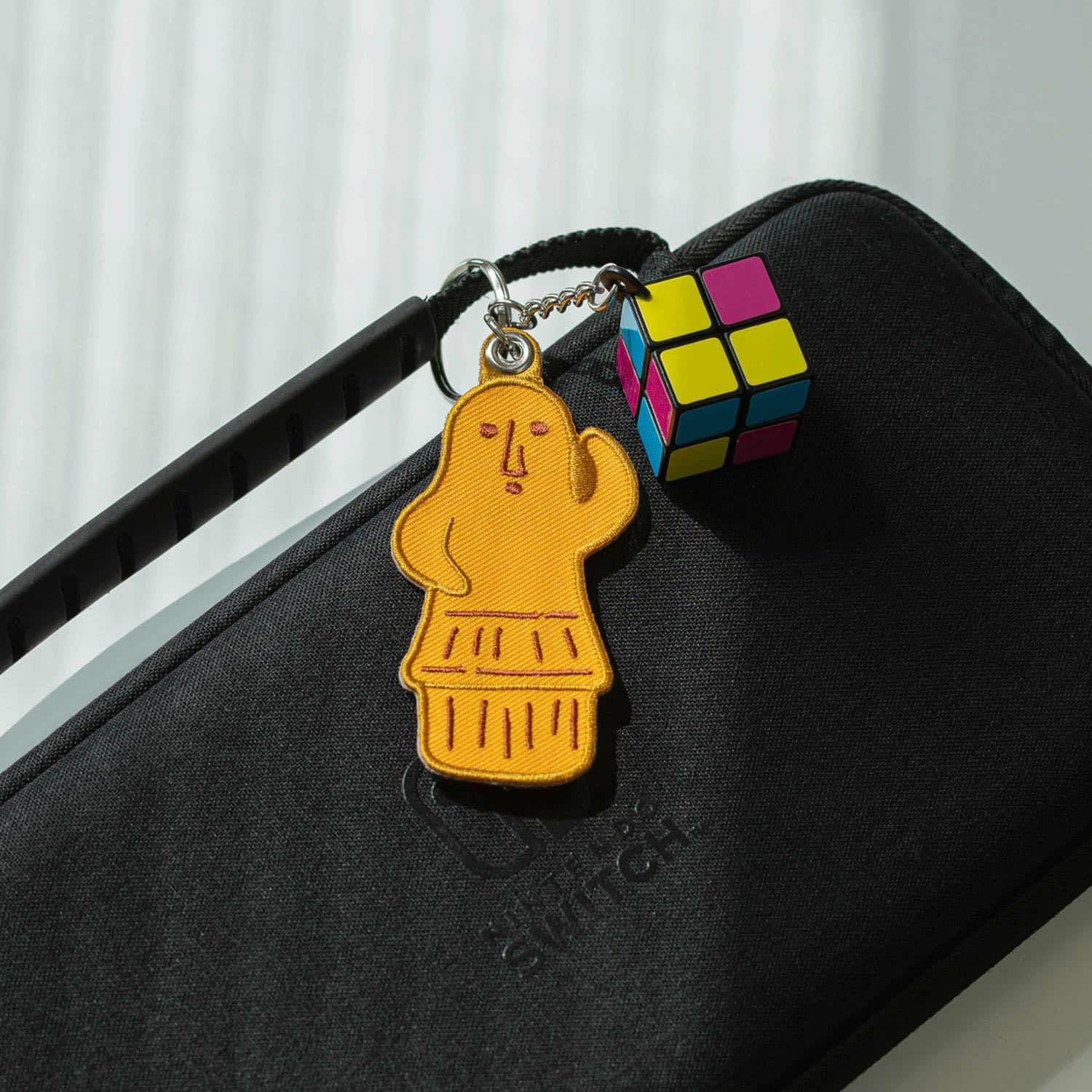 Stitch Work Key Chain / Japanese Motif