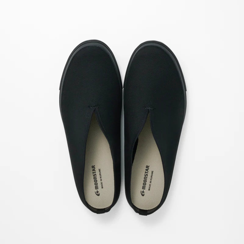 Slit Mule / Black Mono