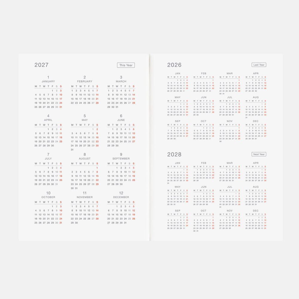 2027 Planner / Hon A5 Bow & Tie