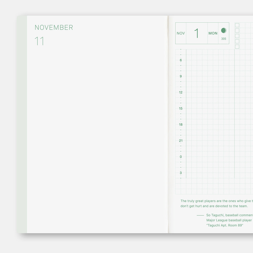 2027 Planner / Hon A6 Bow & Tie