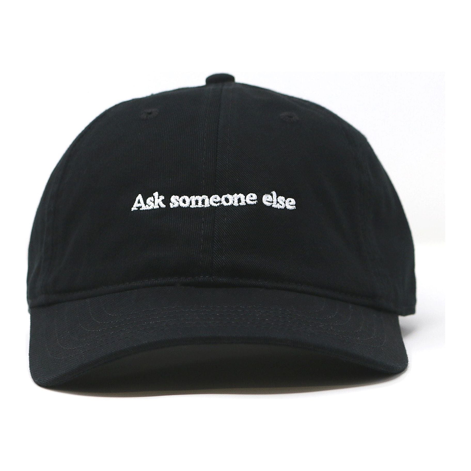 Ask someone else Hat / Black