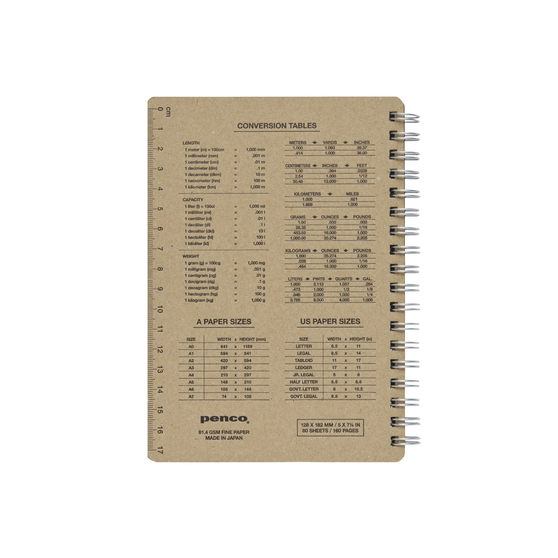 Wirebound Notebook B6 Ruled