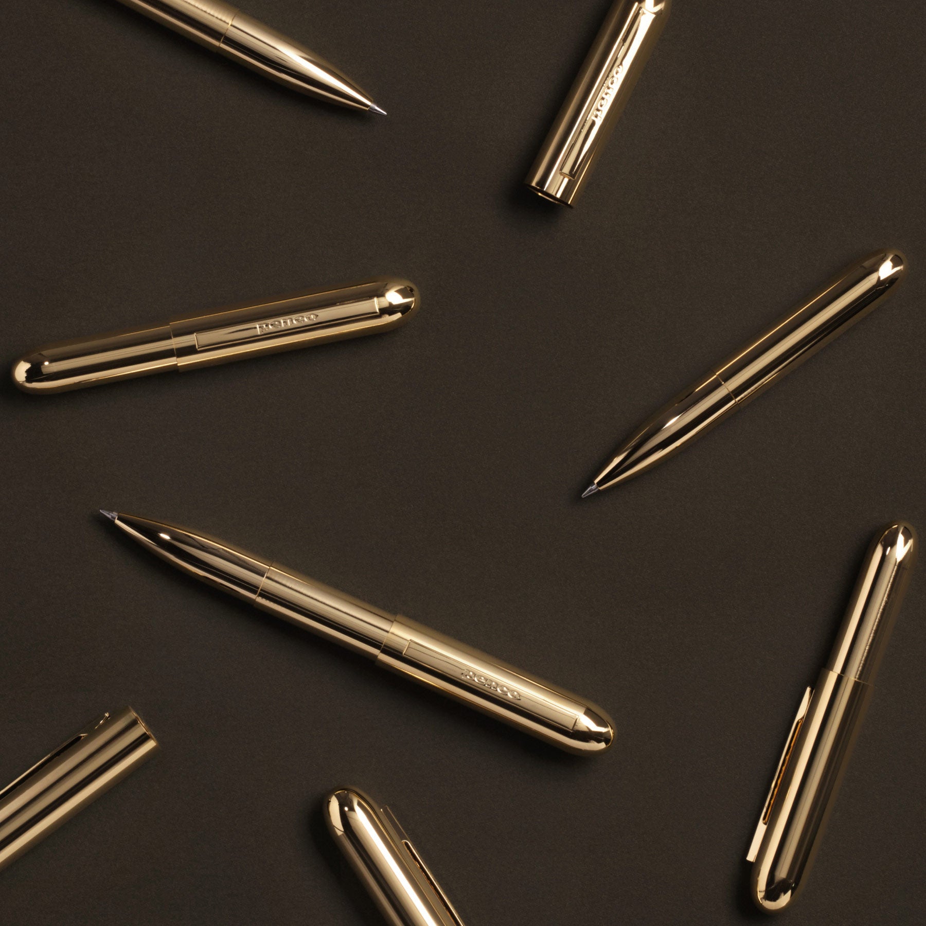 Perfection Brass Ballpoint Pen / Gold