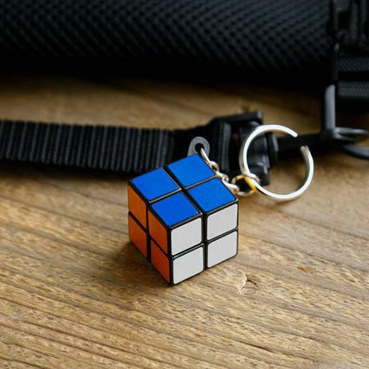 Reflector Magic Cube Key Chain