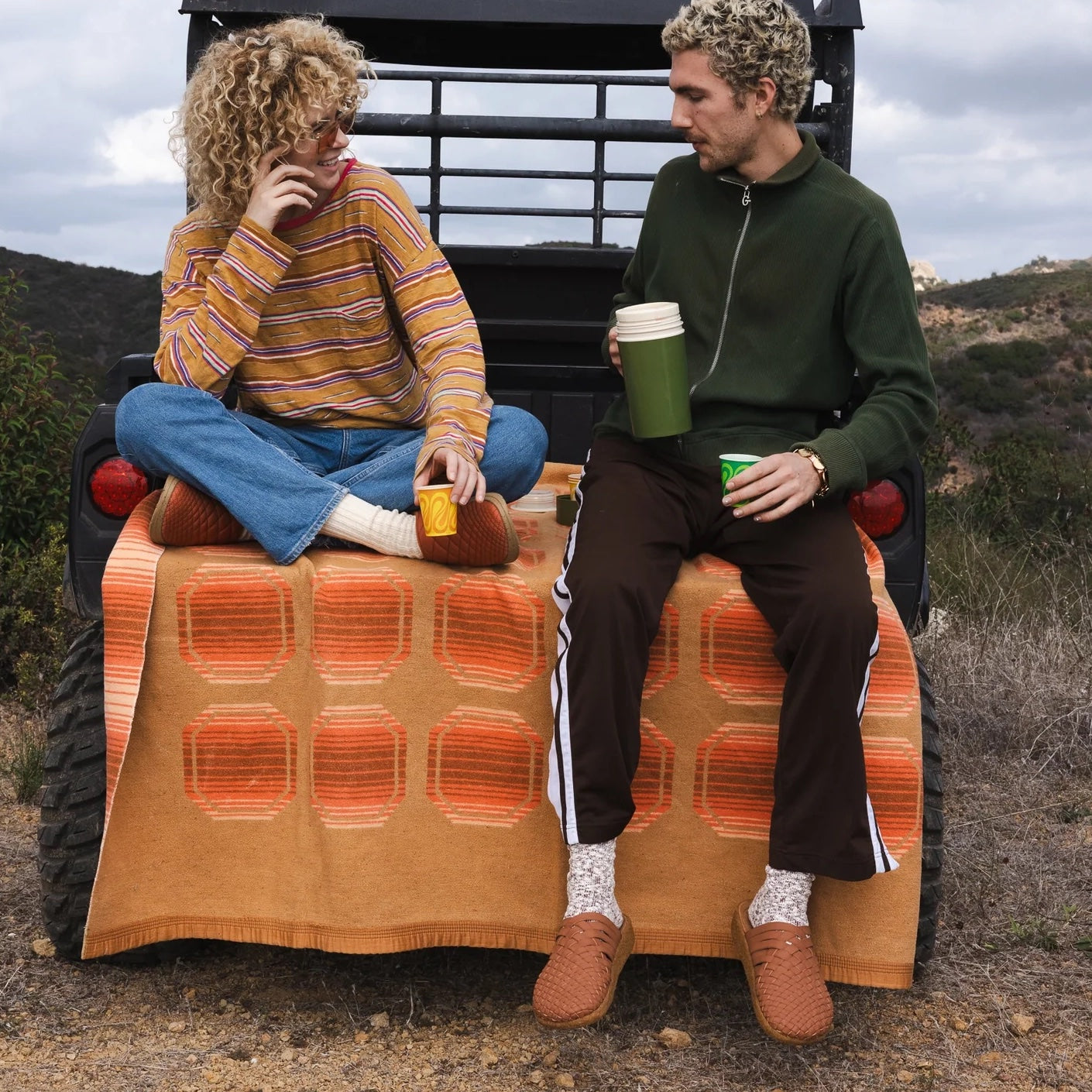 COLONY/ Vegan Leather/ Crepe/ Whiskey Tan (Malibu Sandals)