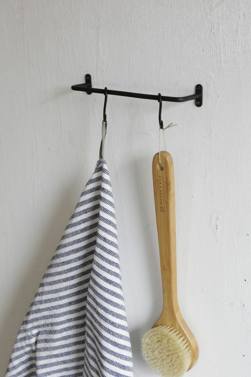 Fog linen work / Iron Towel Bar / Small