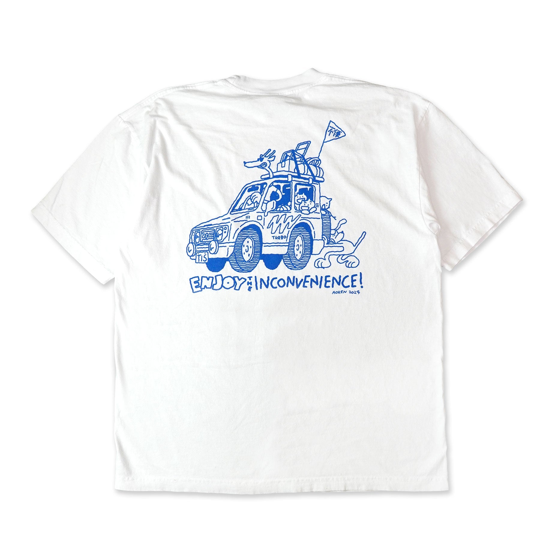 The Inconvenience Store - Kengo Aoki Art T-shirt / White $45.00