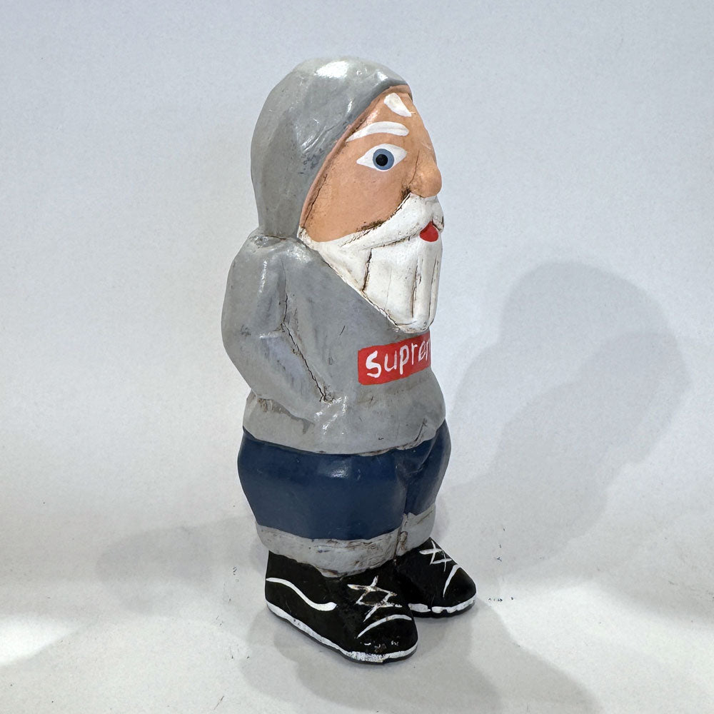 Jogging Santa Gray Hoodie / L