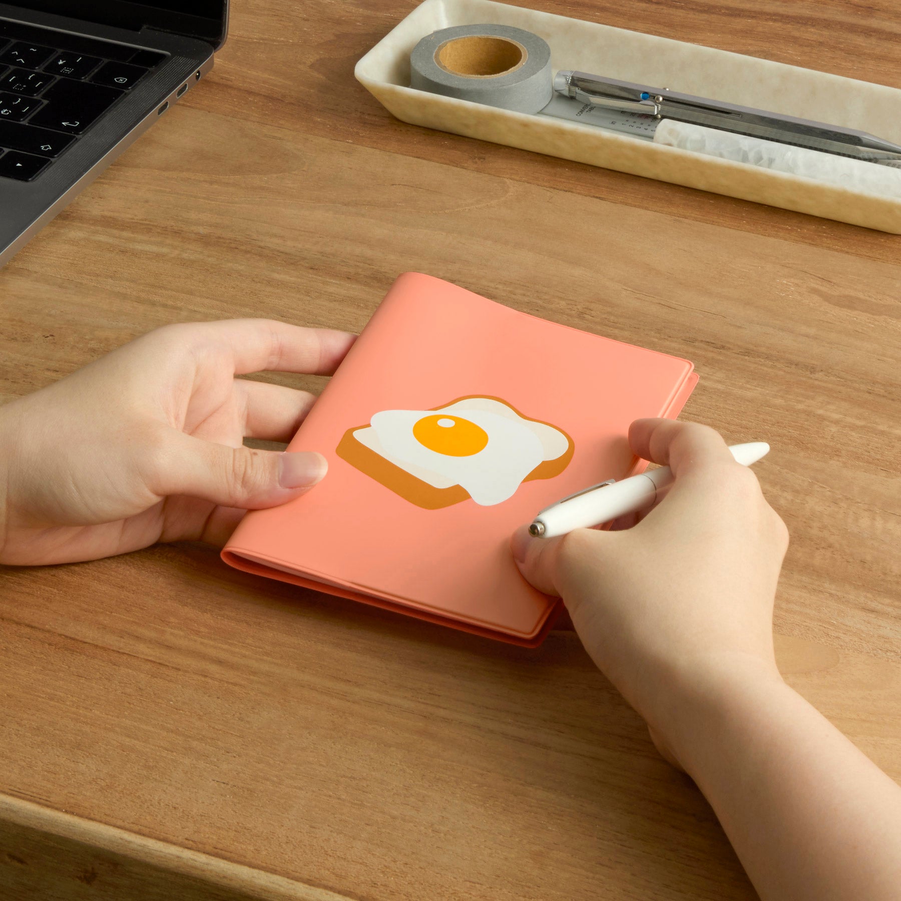 2027 Monthly Planner Egg Toast Square