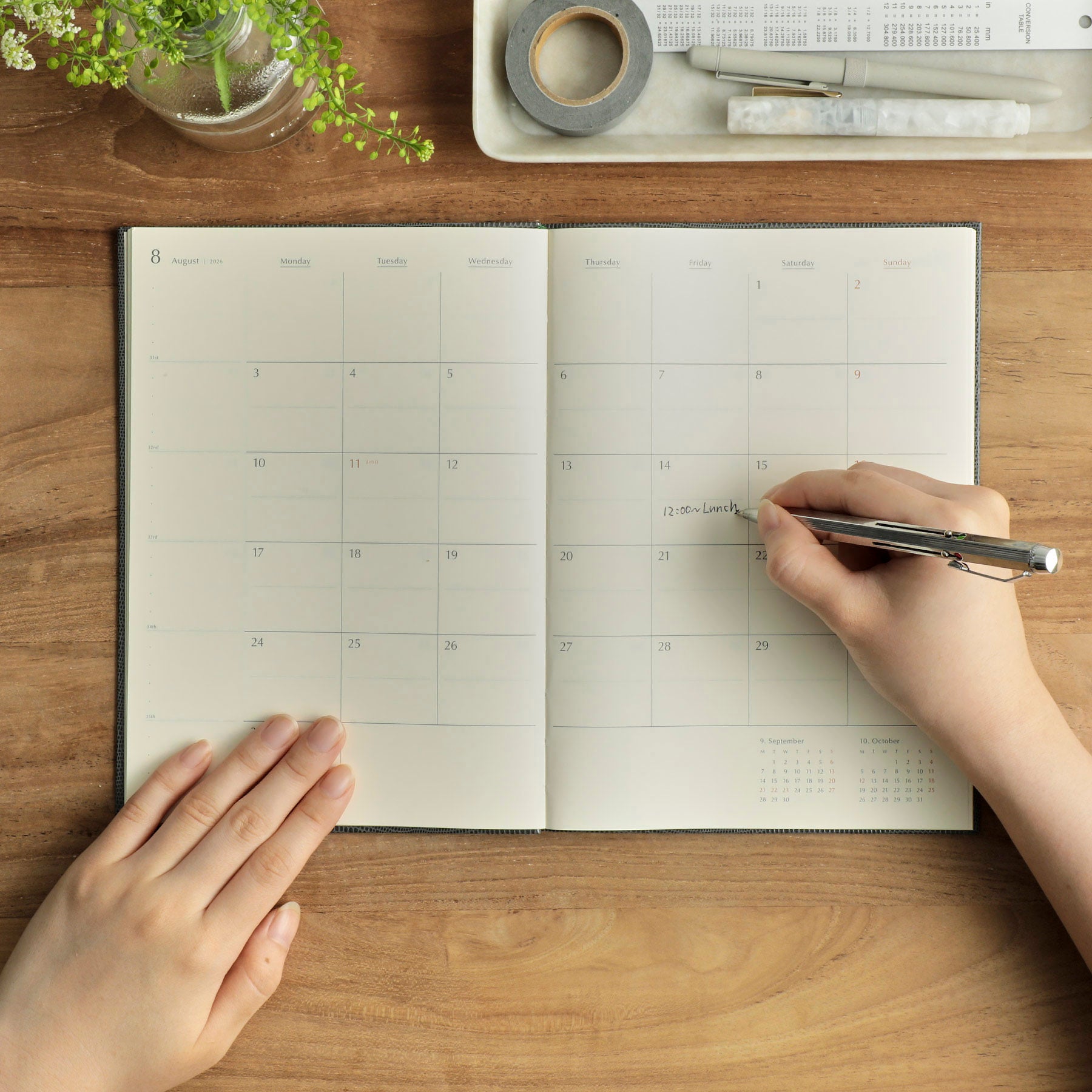 2027 Monthly Planner Reptila A5
