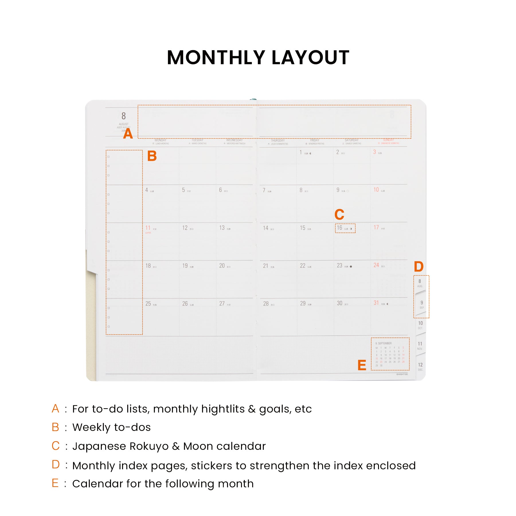 2027 Weekly Planner Shade B6 Slim Vertical
