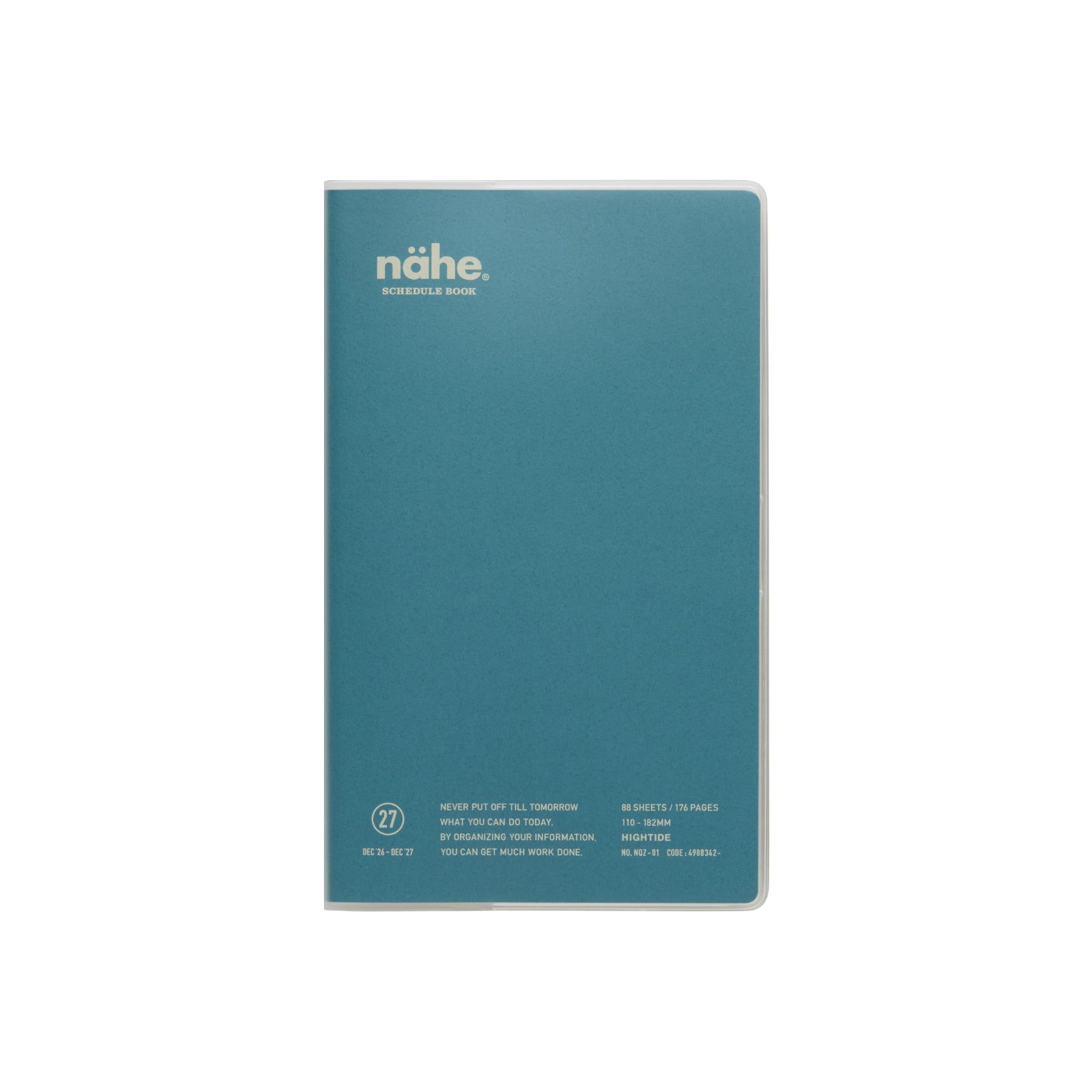 2027 Weekly Planner Nähe B6 Slim Vertical