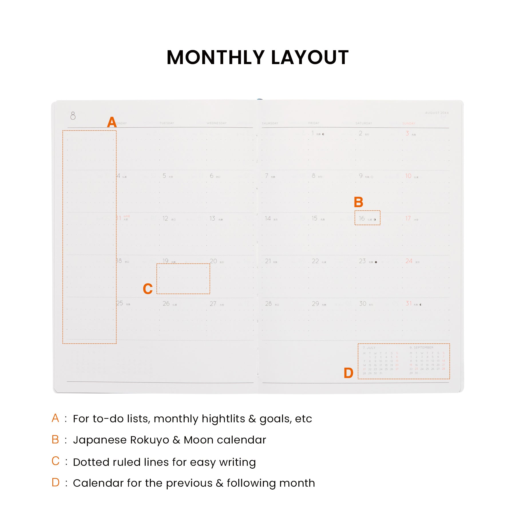 2026 Weekly Planner Nahe B6