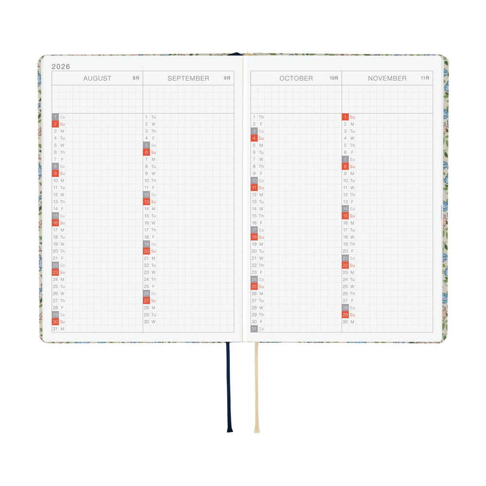 2026 Planner / Hon A6 Liberty Fabrics