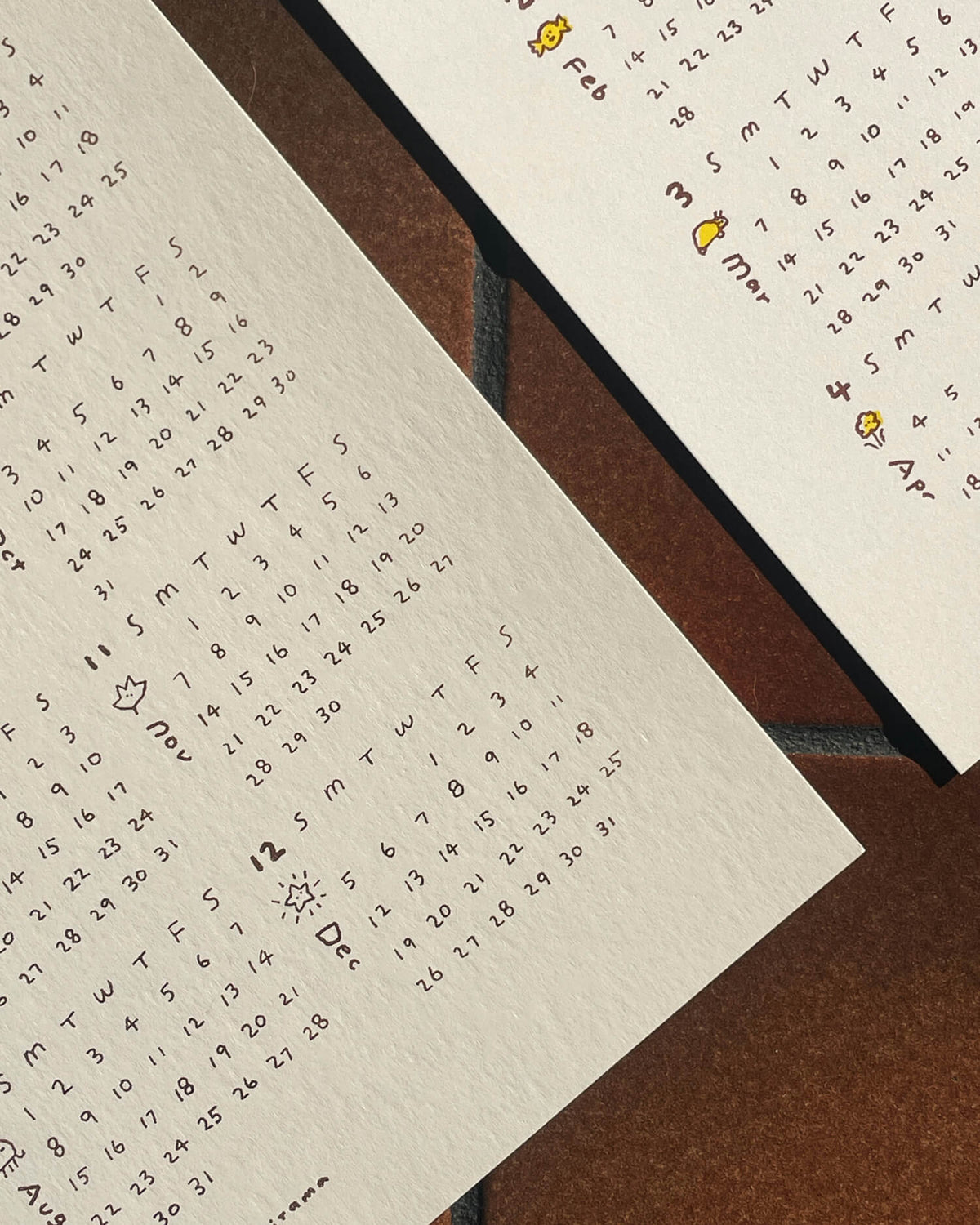 2027 Wall Calendar - Trees