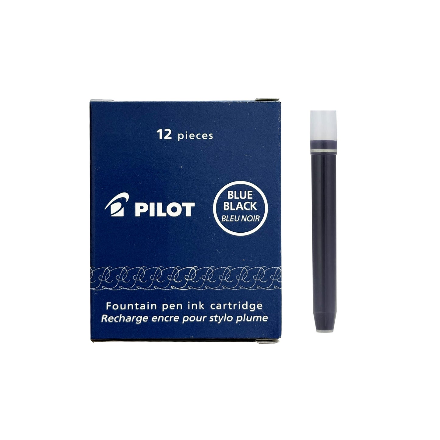 NAMIKI FountainPen Refill/ Blue-Black/ Pack of 12 (PILOT)