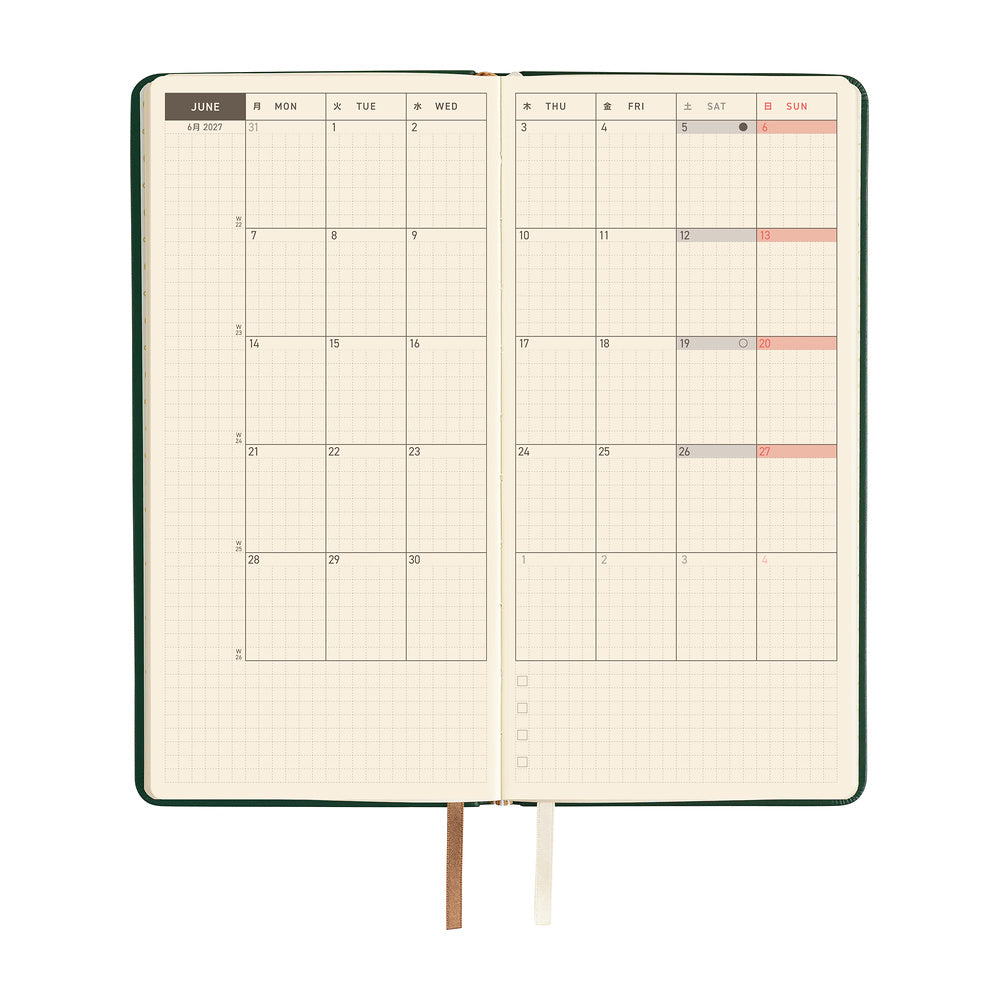 2027 Planner / Weeks Leather