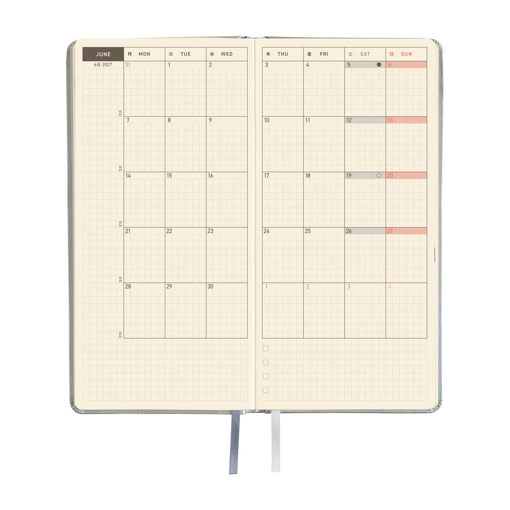 2027 Planner / Weeks Leather