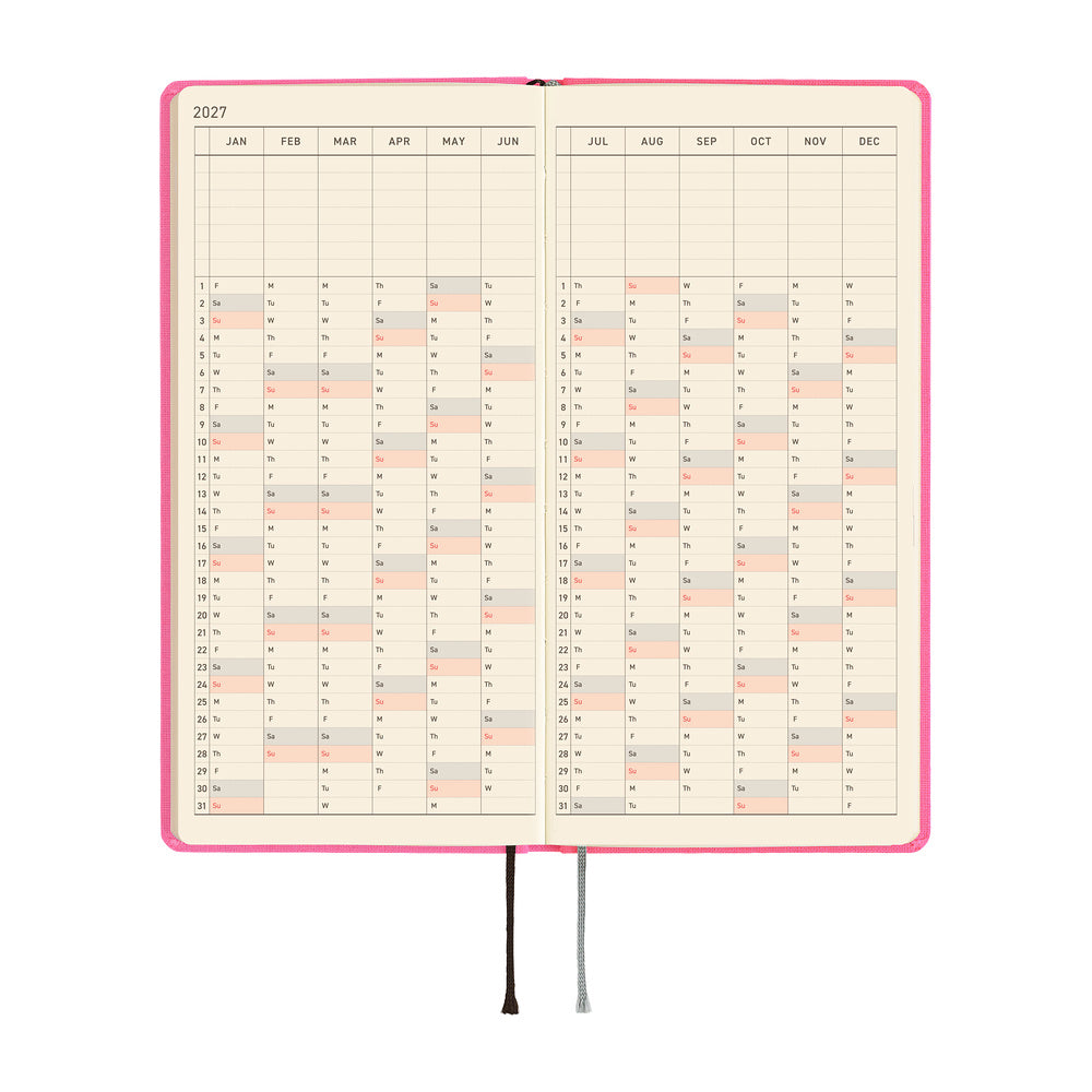 2027 Planner / Weeks Colors