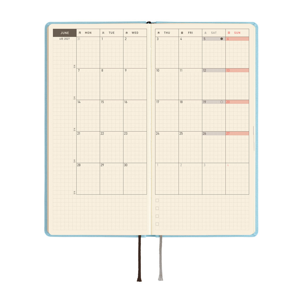 2027 Planner / Weeks Colors