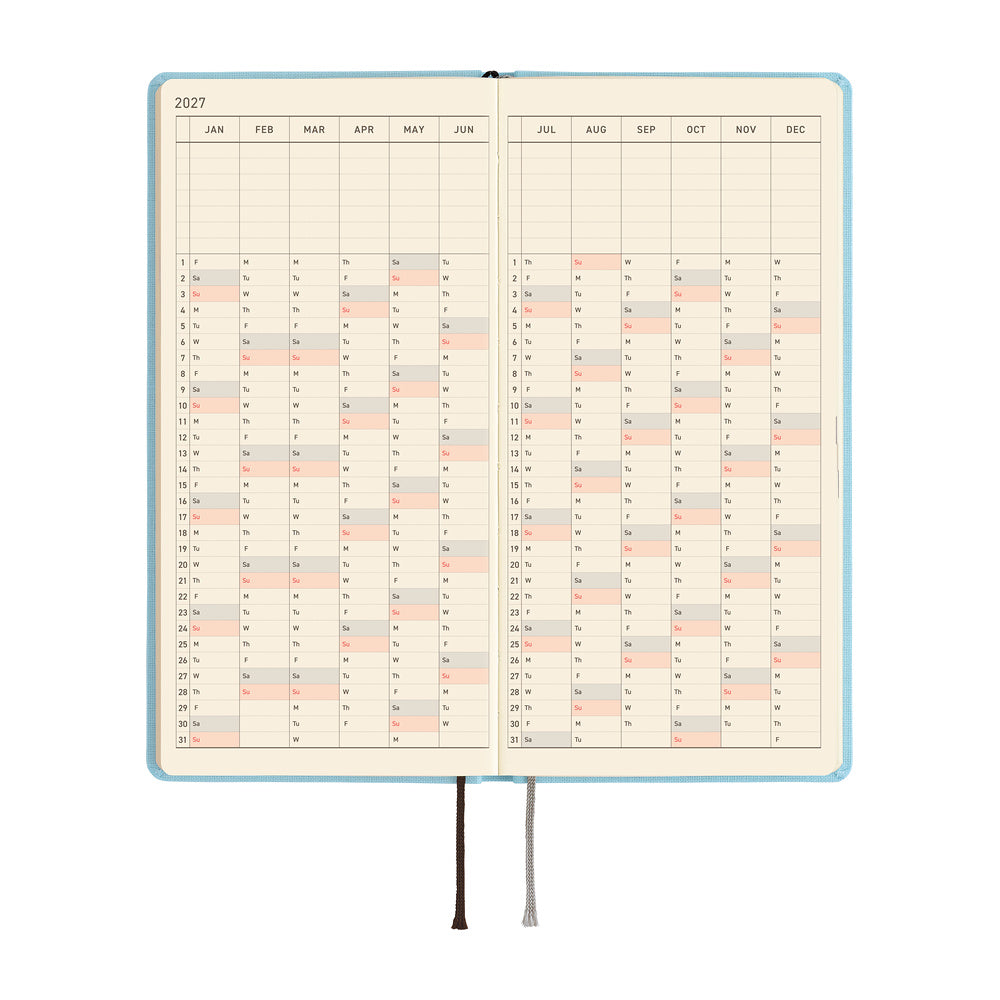 2027 Planner / Weeks Colors