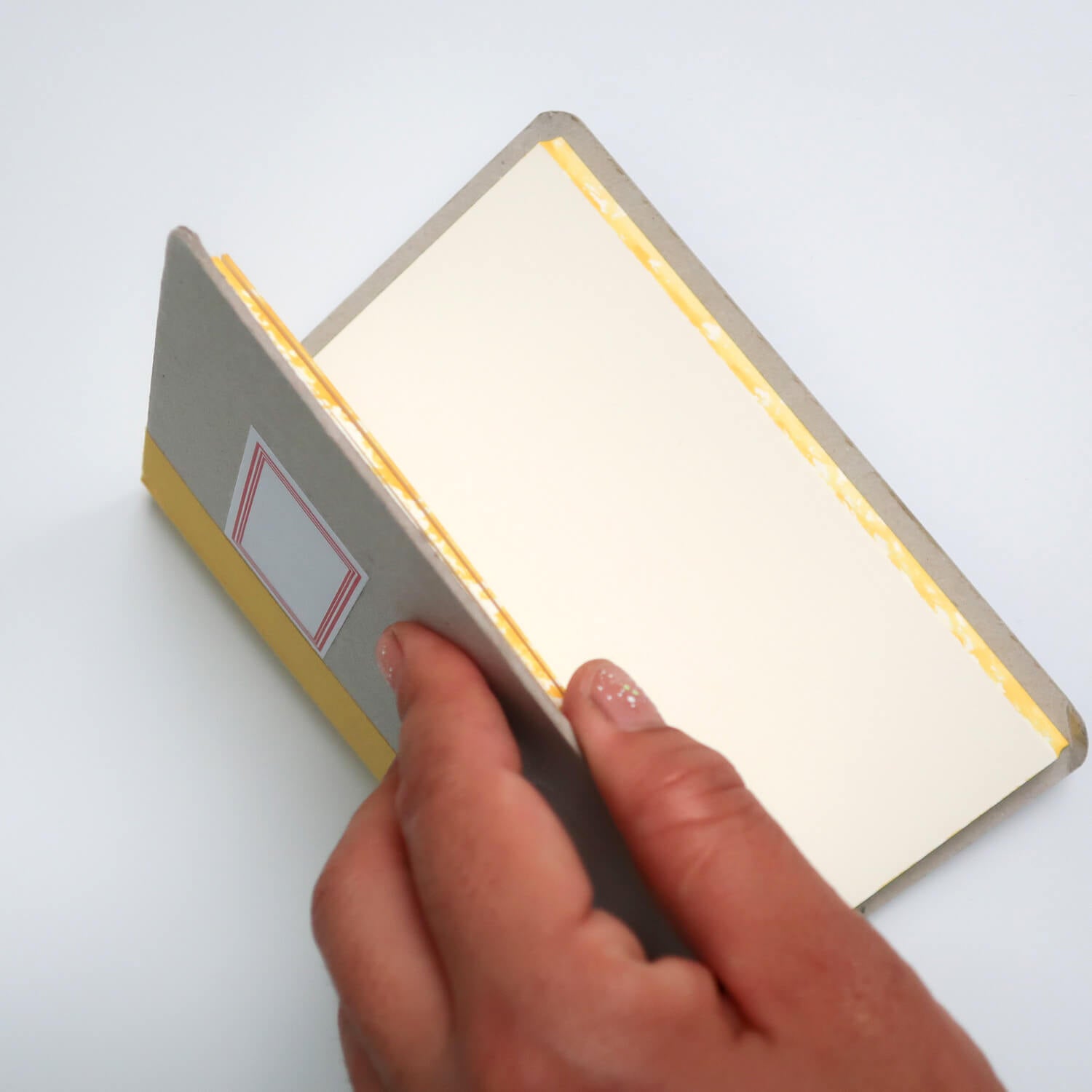 Cardboard Notebook with Band /A6 (EMILIO BRAGA)