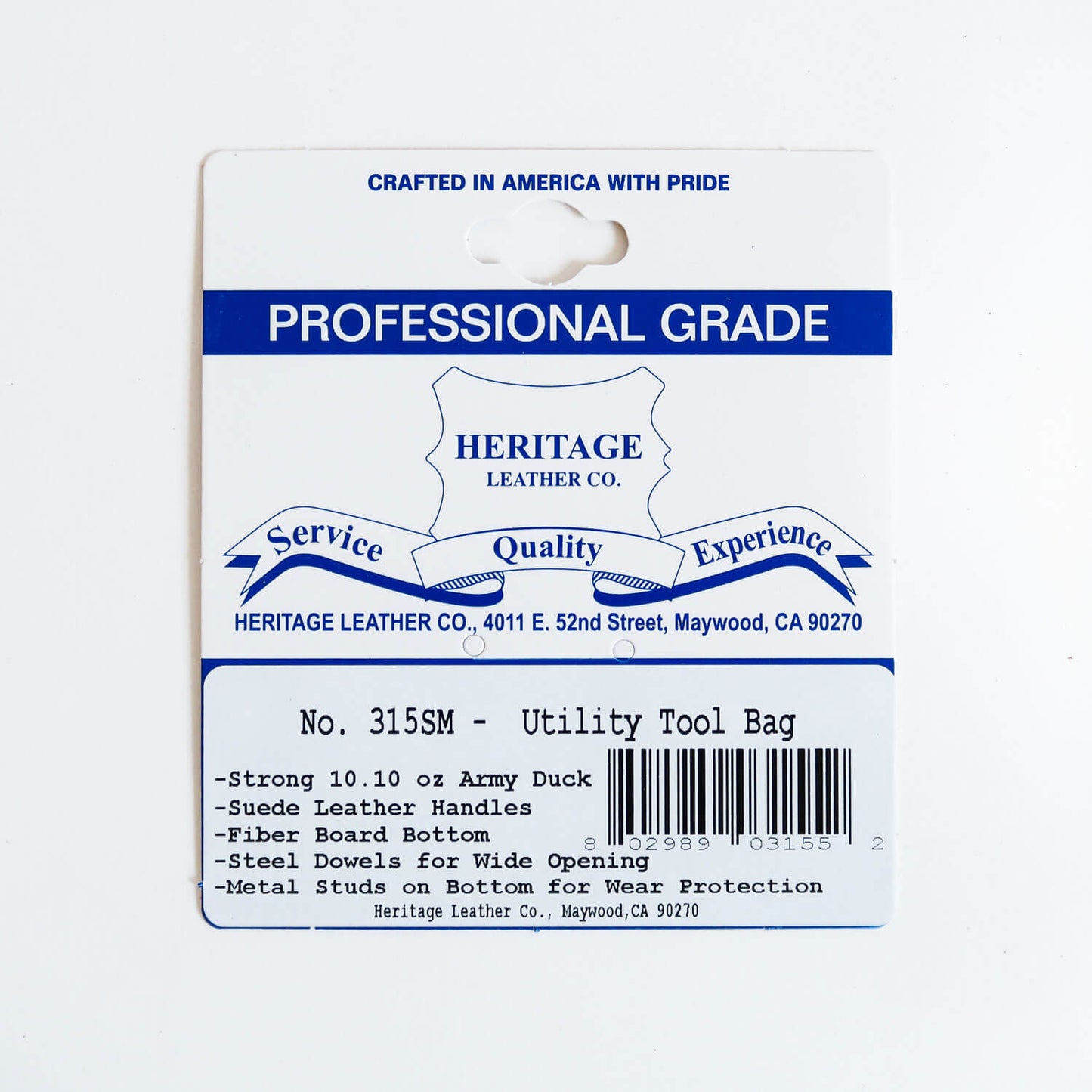 Small Canvas Utility Tool Bag