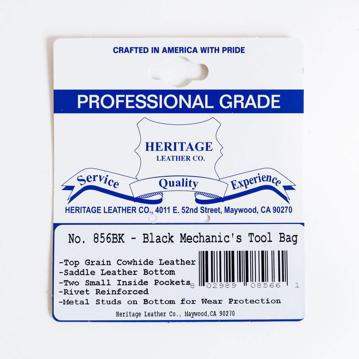 Leather Mechanic Tool Bag