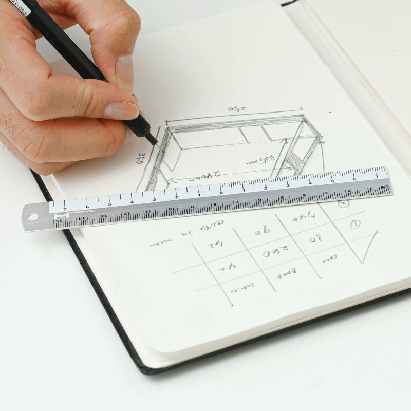 Aluminum Metric Ruler