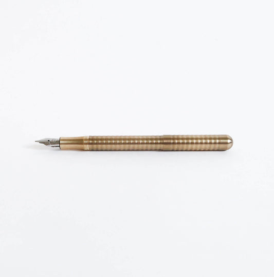 Kaweco Liliput Fountain Pen/ Brass Wave