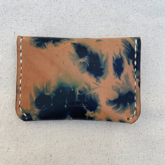 Fold Over Wallet / Indigo Tie-Dye (MADE SOLID)