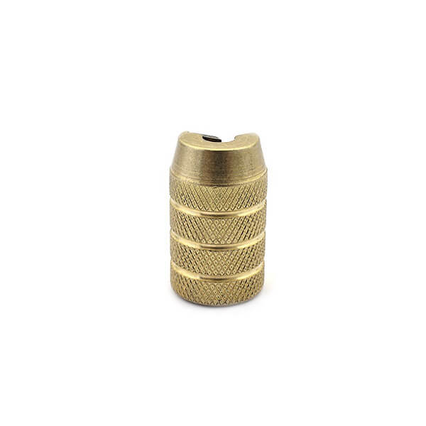 Brass Bullet Shaped Single Hole Sharpener (M+R)