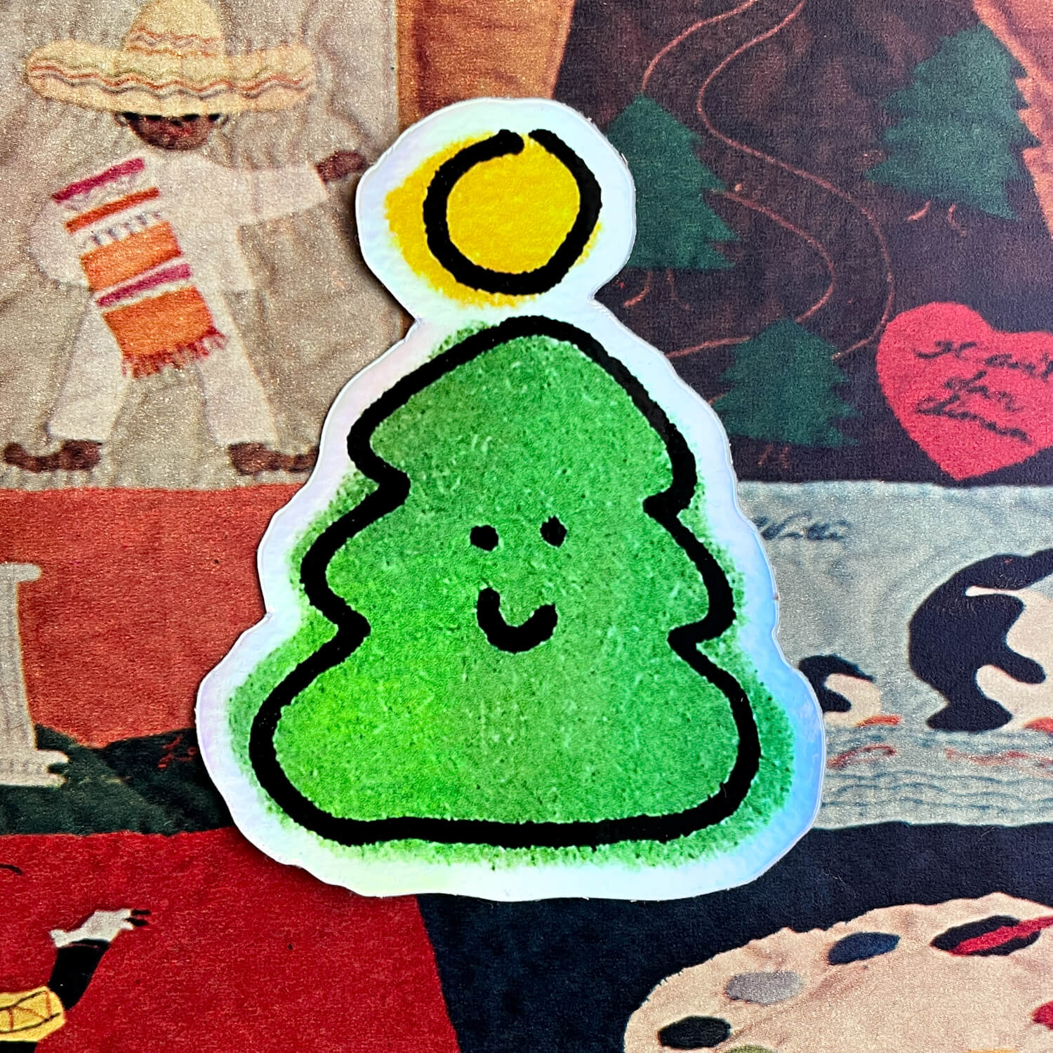 Sticker/ Lighted Tree