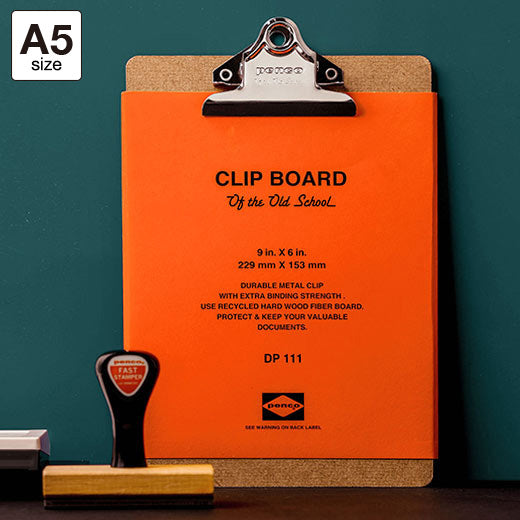 Old School Clipboard/ A5/ Gold Clip (PENCO)
