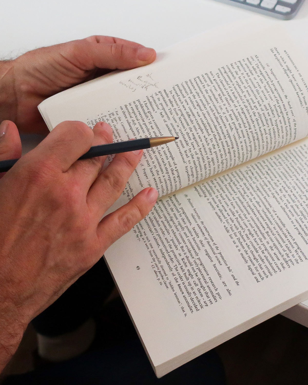 WORKING HANDS: Neal Wilson