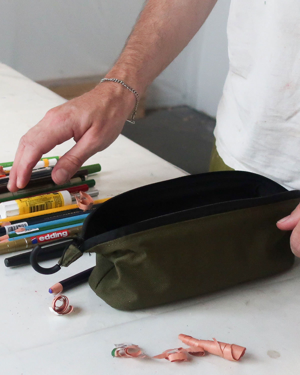 WORKING HANDS: Ryan Fenchel