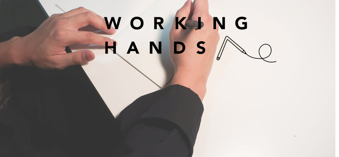 WORKING HANDS: Andy Busc