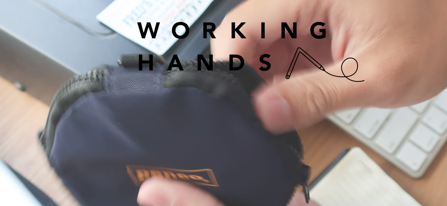 WORKING HANDS: Jarren Crouch