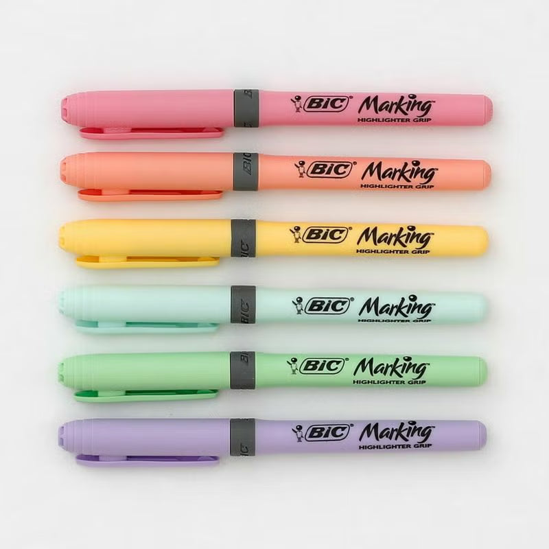 BiC Brite Liner Grip / Pastel Color