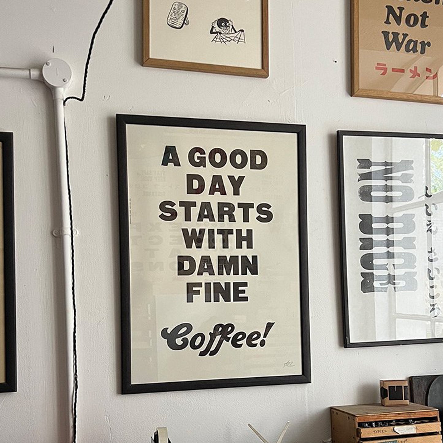 DAMN FINE COFFEE/ Poster