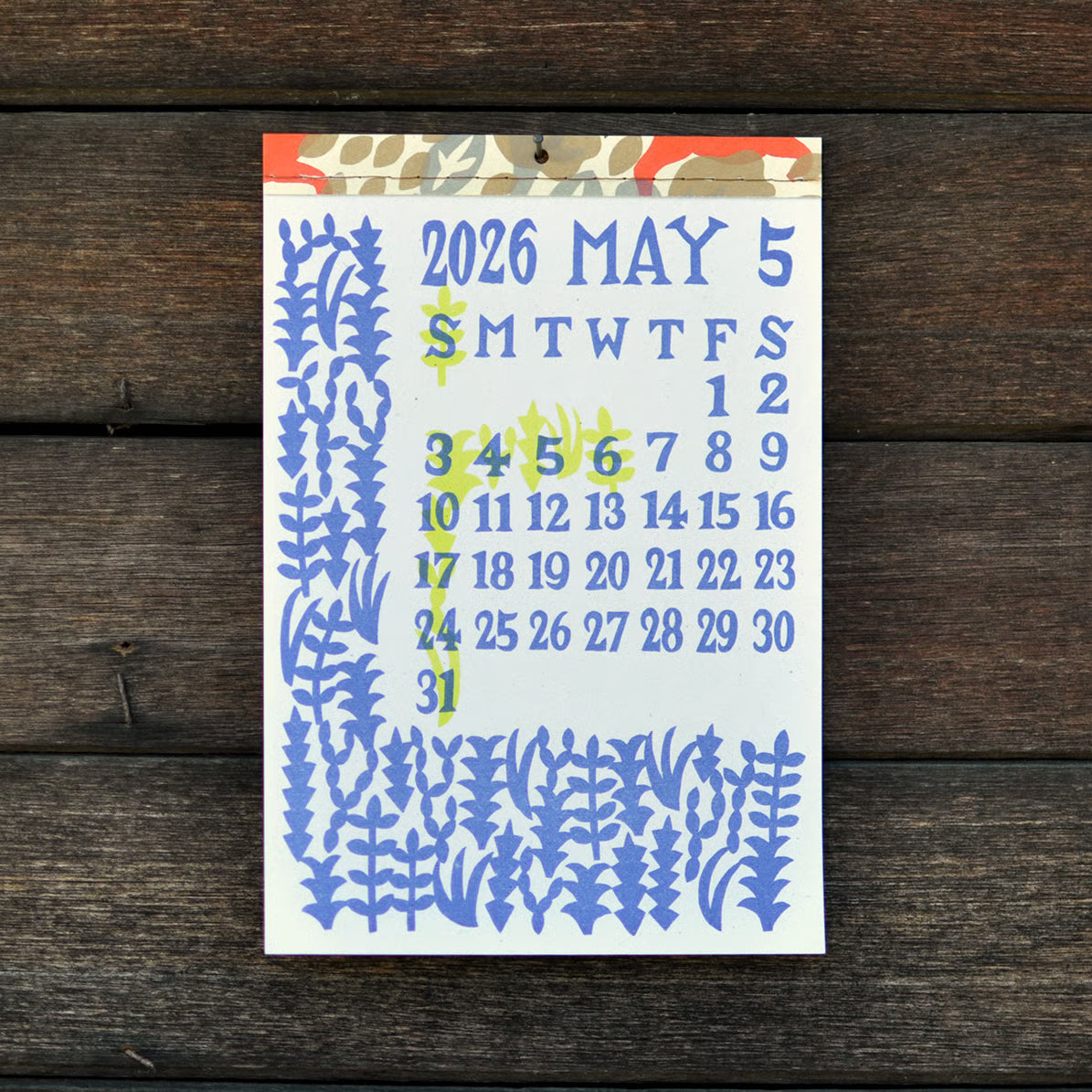 2026 Yotsume Calendar