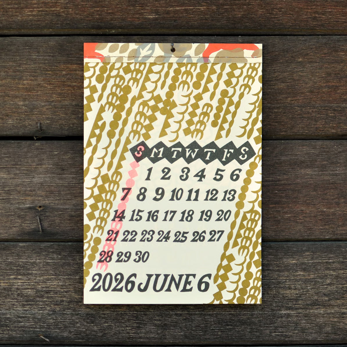 2026 Yotsume Calendar