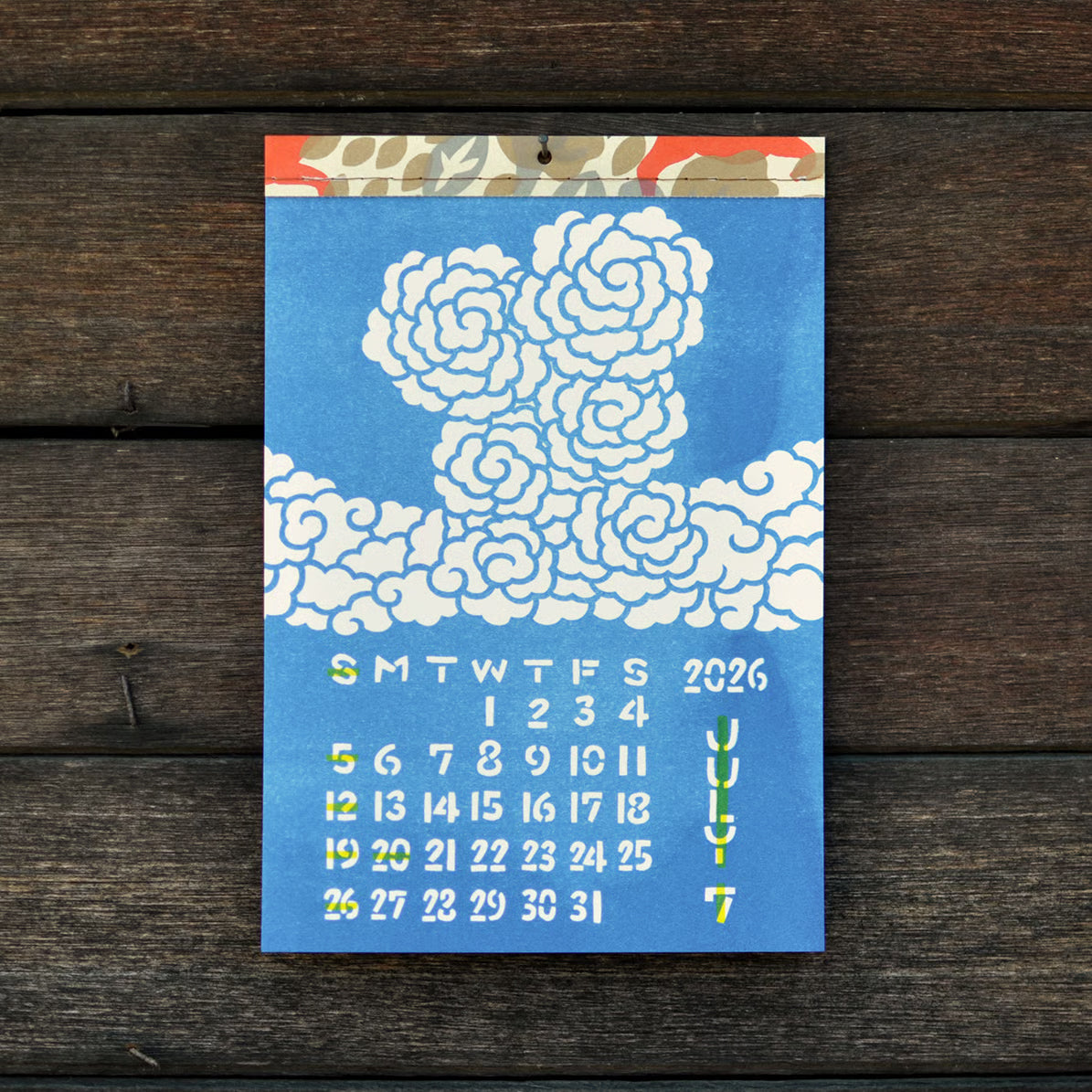 2026 Yotsume Calendar