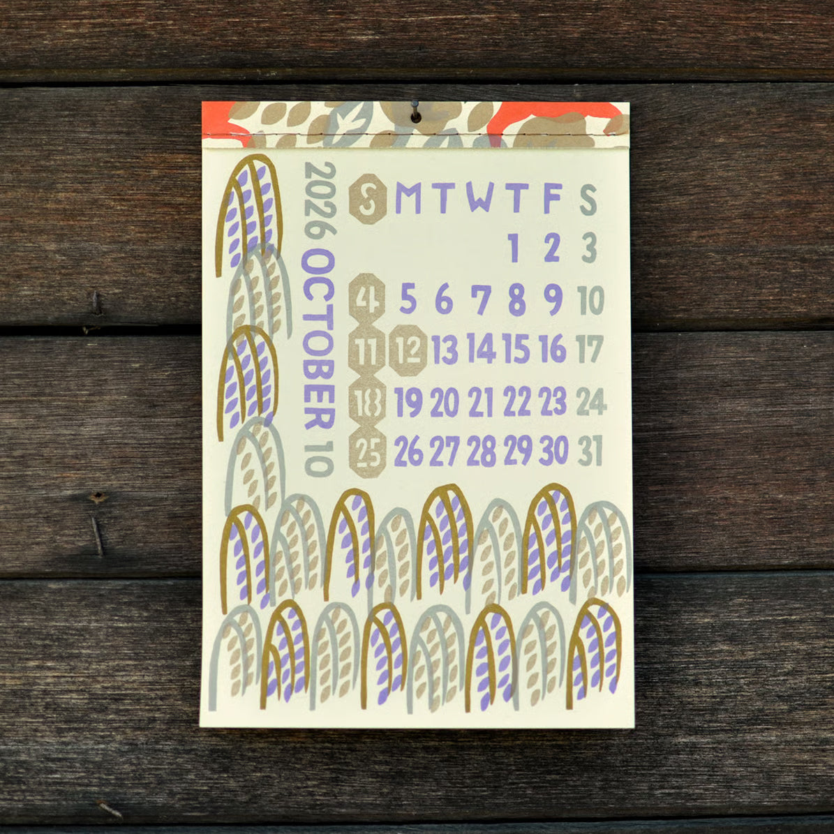 2026 Yotsume Calendar