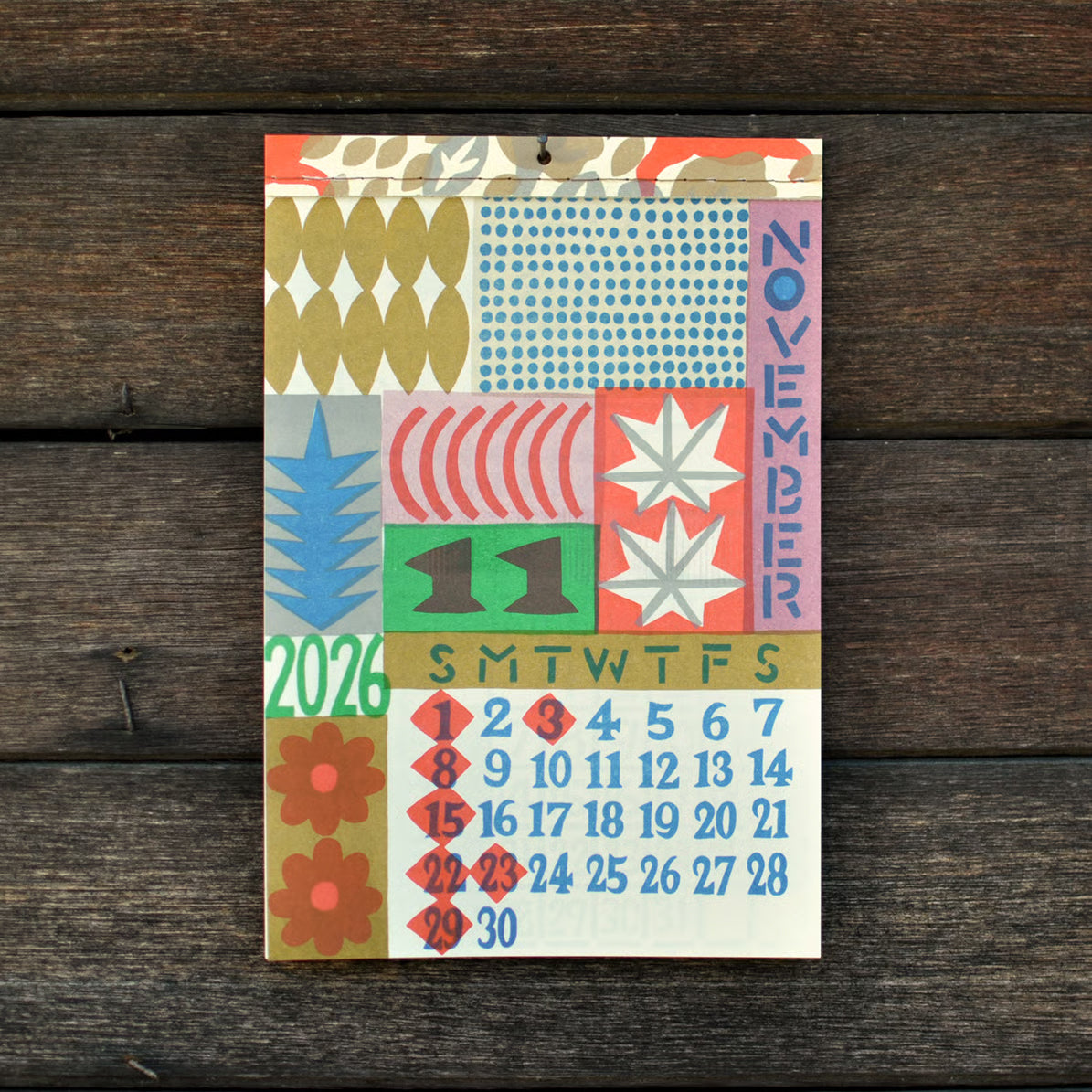 2026 Yotsume Calendar