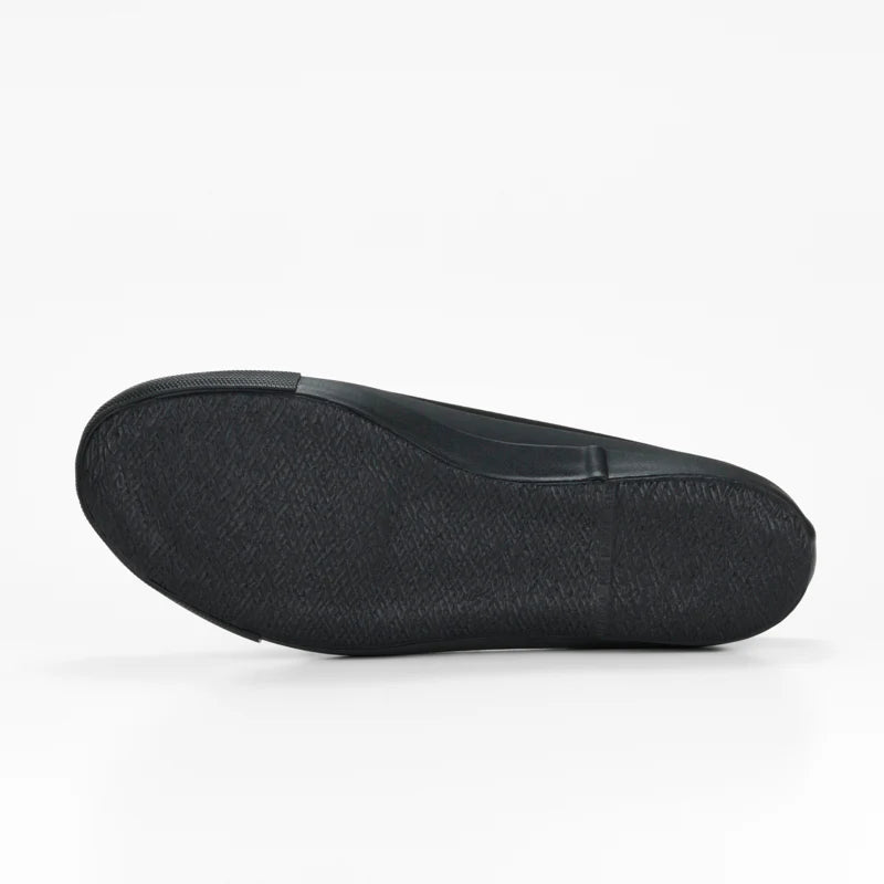 Slit Mule / Black Mono