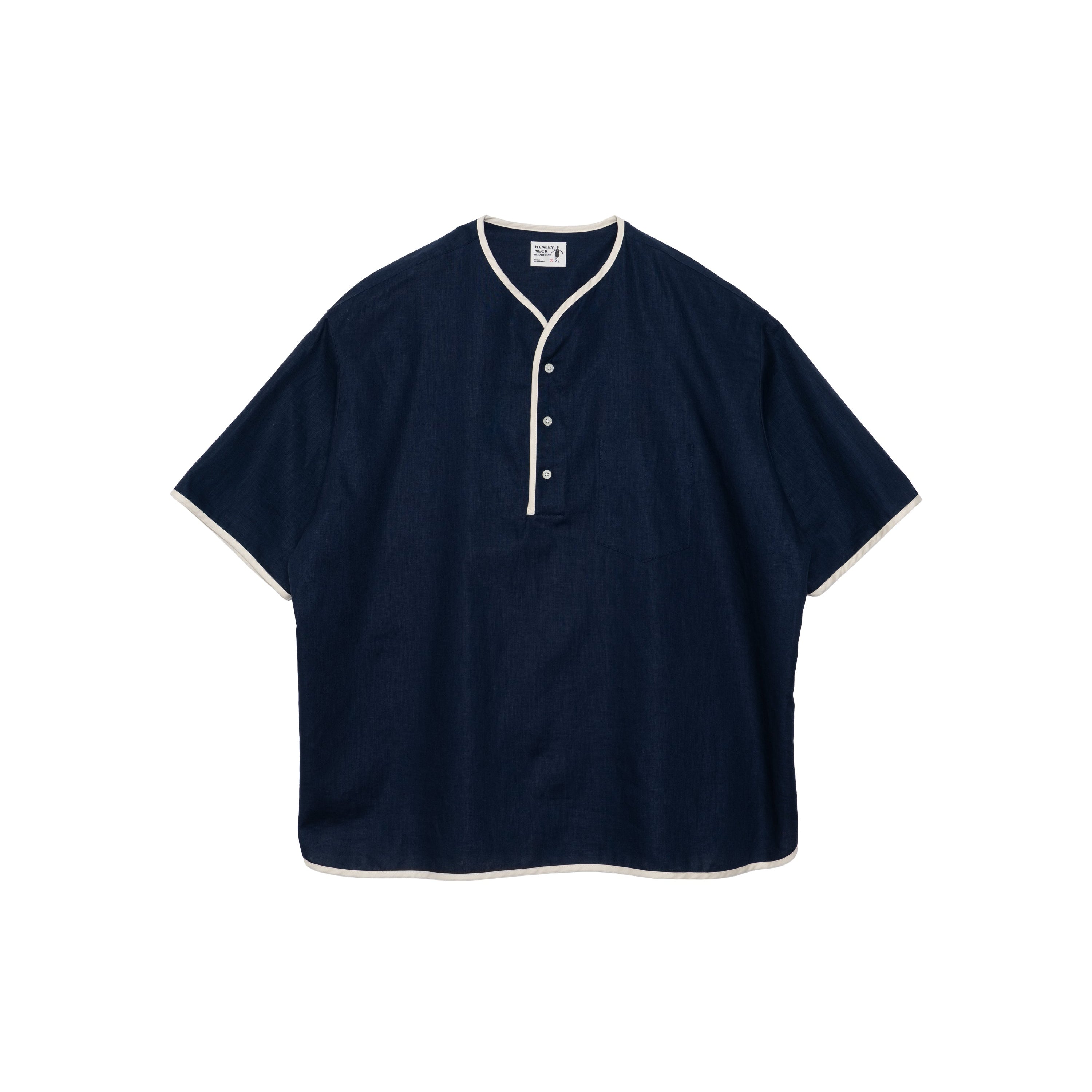 Henley Neck / Allen Cotton Linen