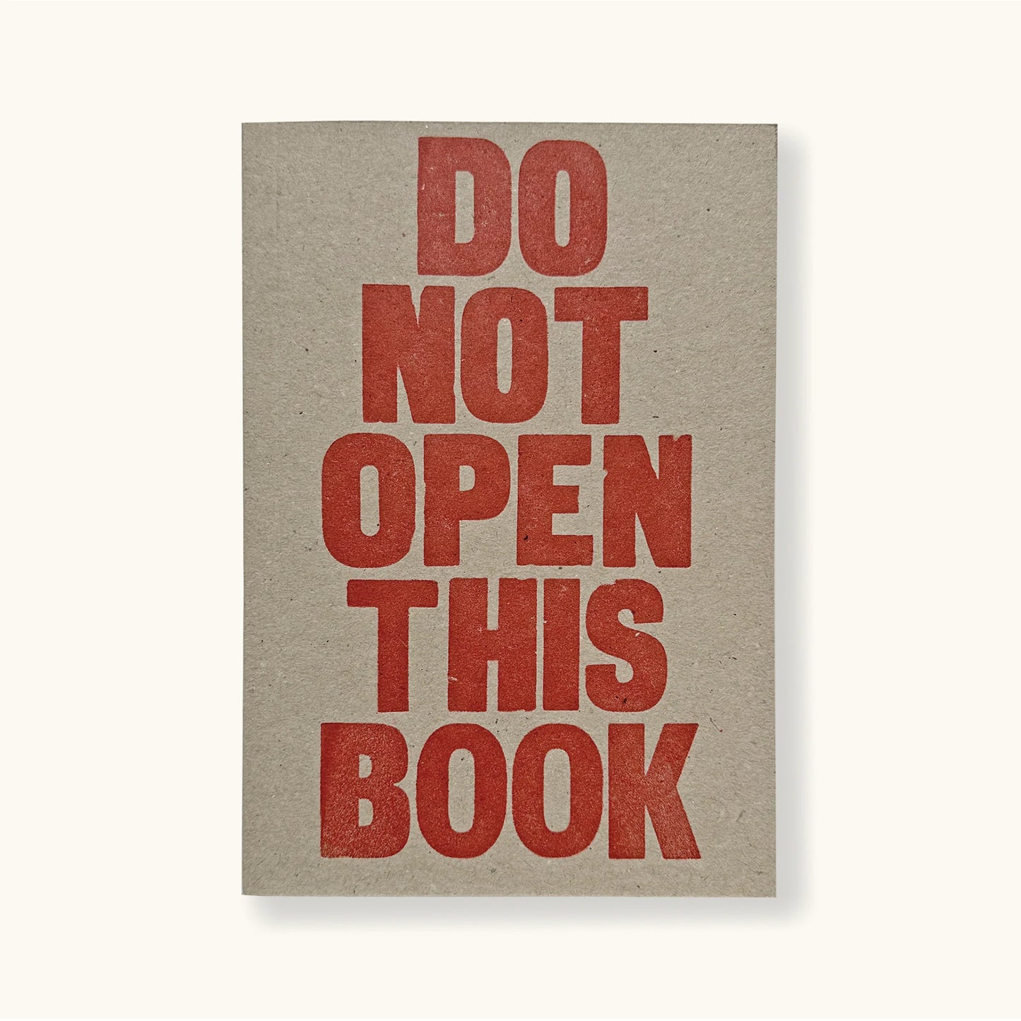 Letterpress Notebook
