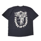 Thumbs Up Flowers Logo T-shirt -Washed Black