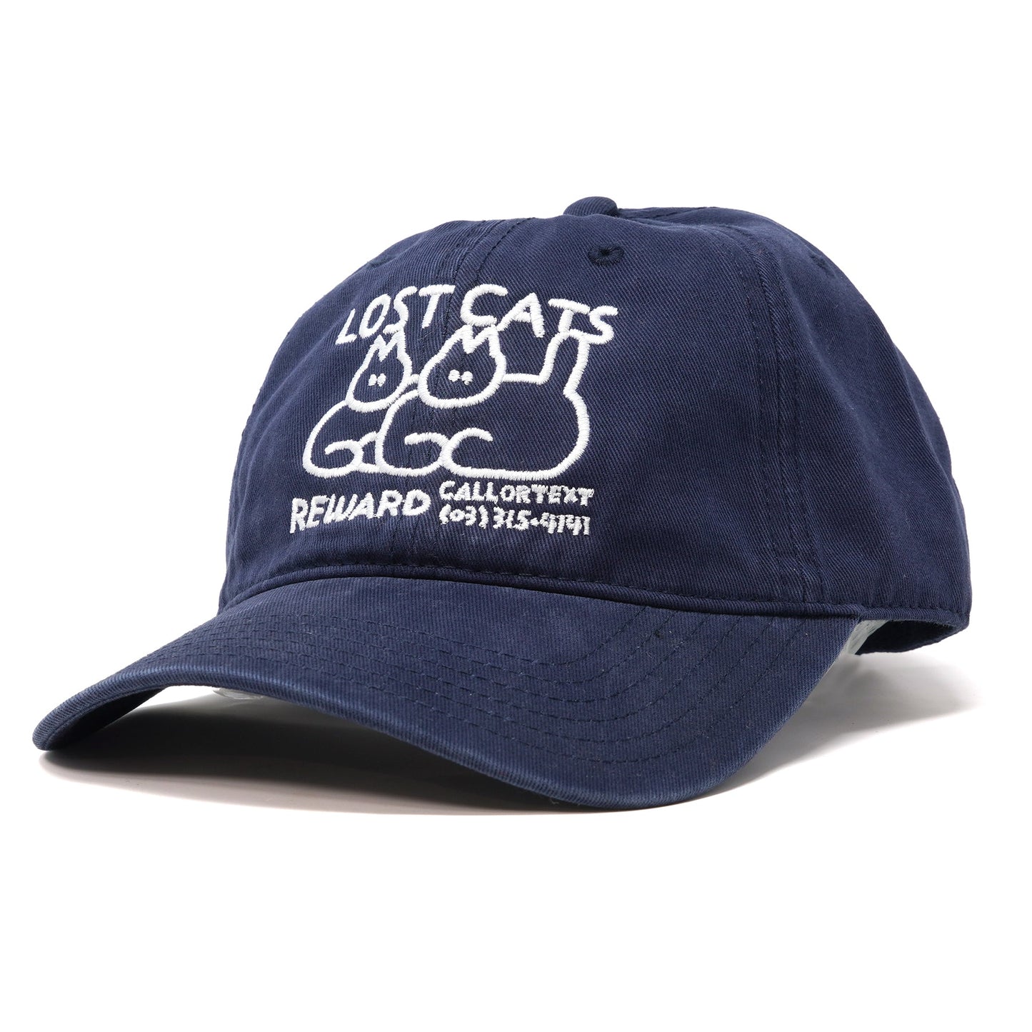 "Lost Cat" Hat / Navy